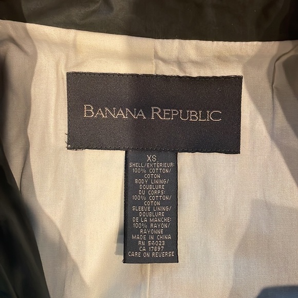 Banana Republic gray collared coat/jacket, Womens size XS - Picture 2 of 9